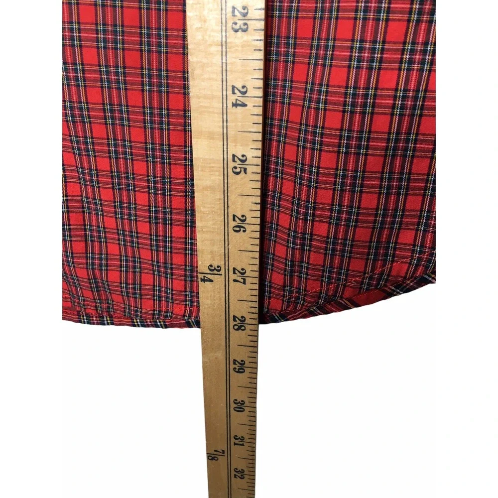NWT St Johns Bay Shirt Men's S Long Sleeve Plaid Gorpcore 90's Grunge Indie - Picture 12 of 13